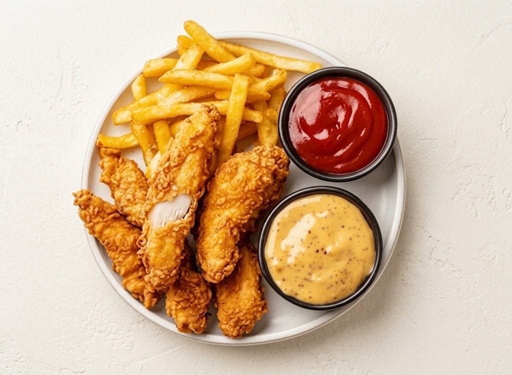 Poulet Pané Frites